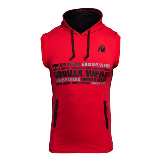 Melbourne SL Hooded T-Shirt, Red Röd Small