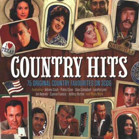 Country Hits - 75 Original Country Favourites (3CD)