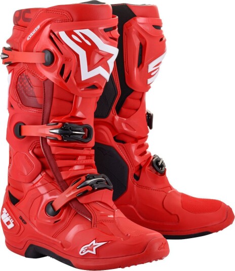 Alpinestars Tech 10 Motocross støvler 48 Rød