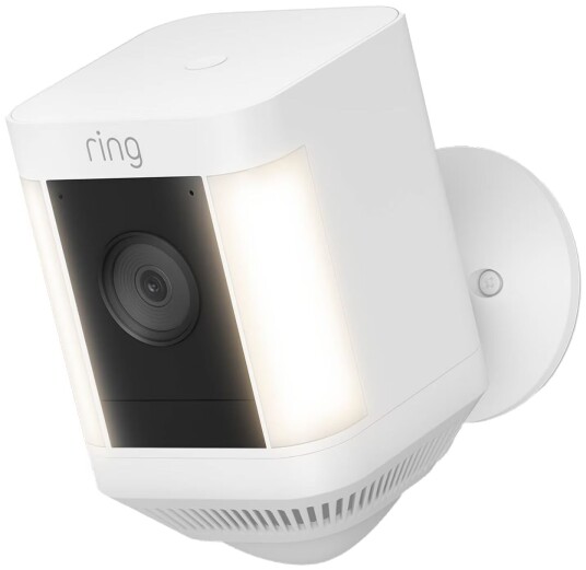 Ring Spotlight Cam Plus sikkerhetskamera (hvit/batteri)