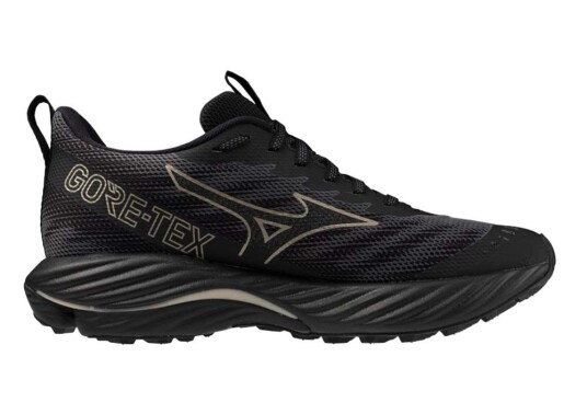 Mizuno Women's Wave Rider GORE-TEX 2 Iron Gate/Ge Gold/Black 40, Iron Gate/Ge Gold/Black