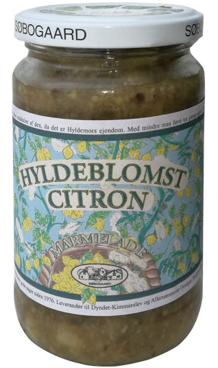 Søbogaard Hylleblomst/Sitron marmelade Ø 400g