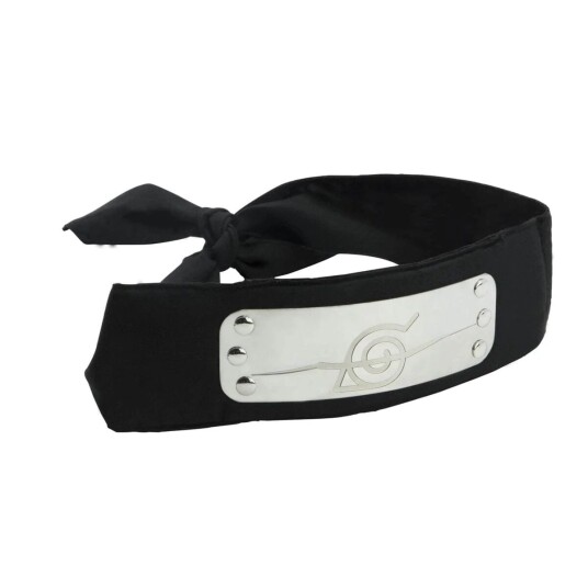 Naruto Headband Anti-Konoha Svart -  - Voksen - Polyester/metall