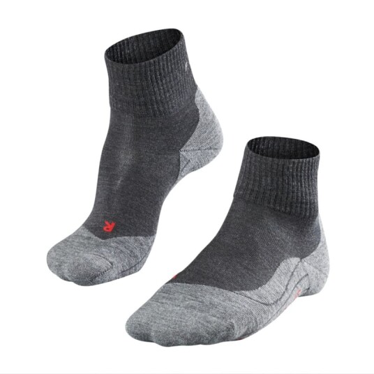 Falke TK5 Short Men's Trekking Socks 42-43, Asphalt Mel.