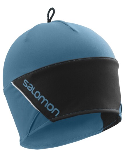 Salomon RS Beanie Black/Mallard Blue