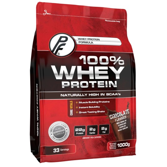 Proteinfabrikken PF 100% Whey Protein 1000g CHOCOLATE