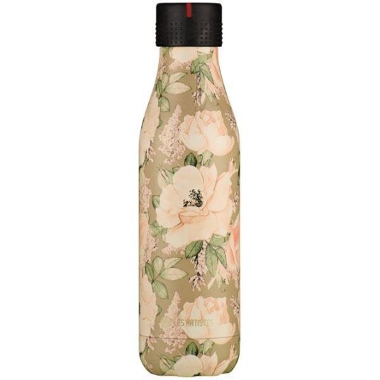 Les Artistes  Bottle Up Design termoflaske 0,5L beige/rosa/hvit