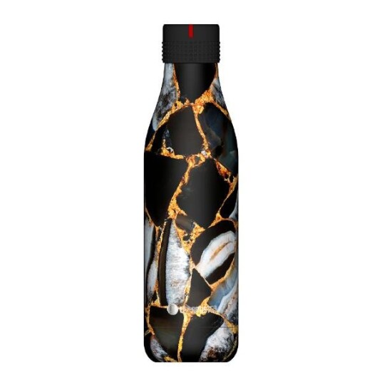 Les Artistes  Bottle Up Design termoflaske 0,5L sort/gull