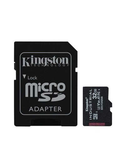 Kingston Industrial microSD/SD-card - 100/20MB - 32GB