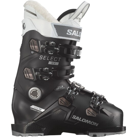 Salomon Select HV 70 W GW, Skistøvler, Dame, Black/Rose Gold Metallic/White 23,5