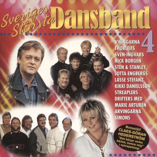 Sveriges Största Dansband 4 (CD) Diverse artister