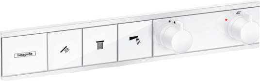 Hansgrohe RainSelect Termostat Til innbygging, 3 uttak, Hvit Matt