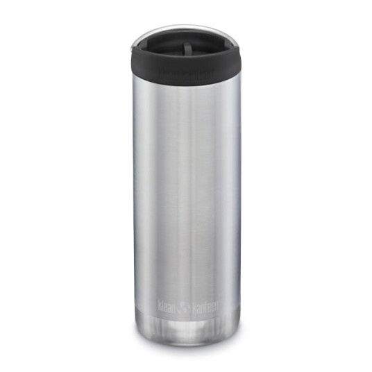 Klean Kanteen TKWide 473ml (Café Cap) OneSize, Brushed Stainless