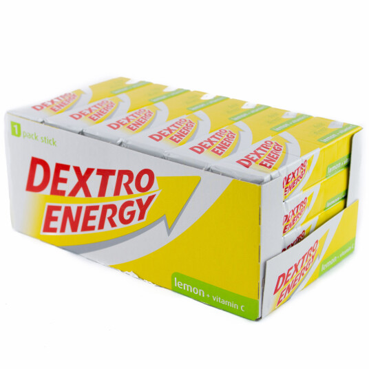 Dextro Energy Lemon med C-Vitamin 24 Stk. 1128 Gram