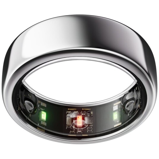 Oura Ring Gen3 Horizon smartring størrelse 7 sølv