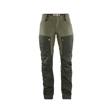 Fjellreven Keb Trousers, Dame Deep Forest/Laurel Green (#3D3E36, #7D7B66) Dame 44