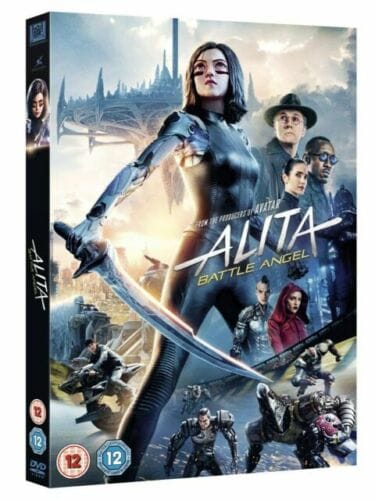 Alita - Battle Angel DVD 2019 Rosa Salazar, Rodriguez DIR cert 12 Englist Brand New