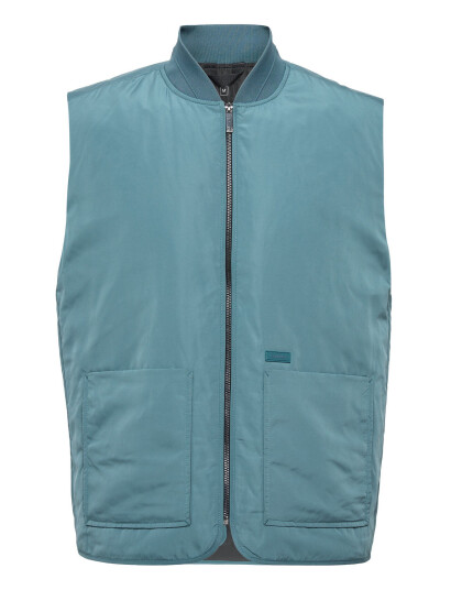 Calvin Recycled Superlightweight Vest Blue Calvin Klein FOAMY OCEAN XS , S , M , L , XL , XXL