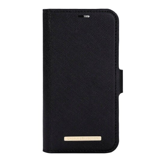 GEAR Onsala GEAR iPhone 14 / 13 ONSALA Fashion Collection PU Skinn Flipdeksel med Magnet & Lommebok - Midnight Black