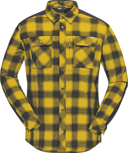 Norrøna Men's Svalbard Flannel Shirt Gul L Man