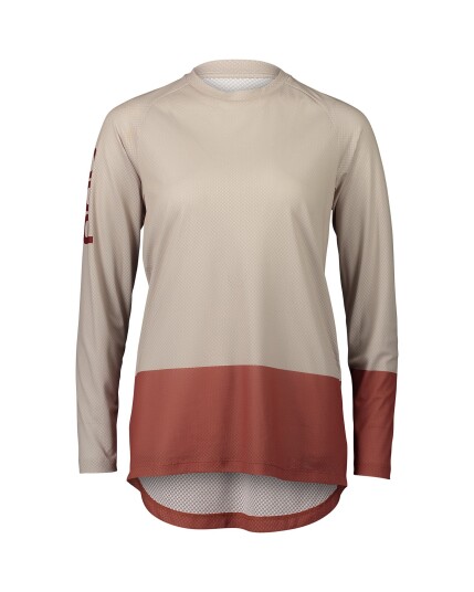 POC MTB Pure L/S Jersey W Light Sandstone Beige/Himalayan Salt (Storlek S)