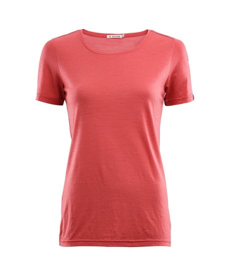 Aclima LightWool T-shirt, Dame Baked Apple (#C43C3E) Dame XS