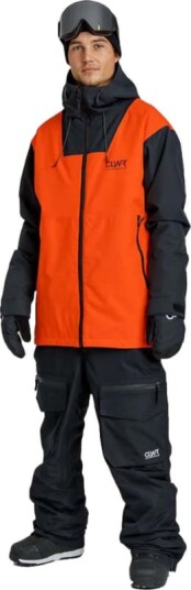 ColourWear Men's Block Jacket XL Orange