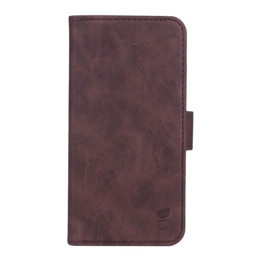 GEAR iPhone 14 Pro Wallet - Flippdeksel i PU Skinn med Lommebok - Brun