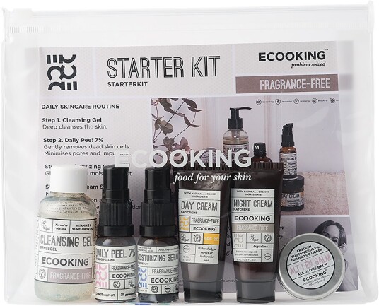 ECOOKING Starterkit - Skincare Fragrance Free - 1 Pakker