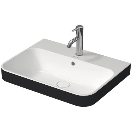 Duravit Happy D.2 Plus Servant 600x460 mm, 1 bl. hull, Hvit/Antrasitt