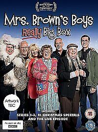 Mrs Brown's Boys: Really Big Box DVD 2017 Brendan O'Carroll cert 15 12 discs English Brand New