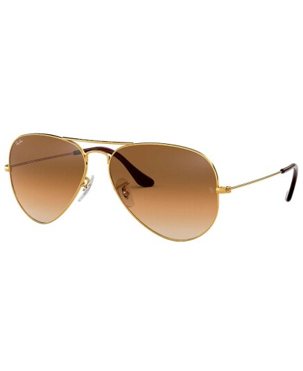 Ray-Ban Aviator Gold Crystal Brown 55