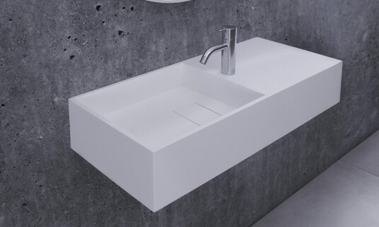 Copenhagen Bath Nordland 75 servant 750x325 mm, Hvit Matt