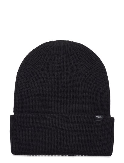 MOSS COPENHAGEN Mschgaline Rachelle High Beanie Black MOSS COPENHAGEN BLACK ONE SIZE