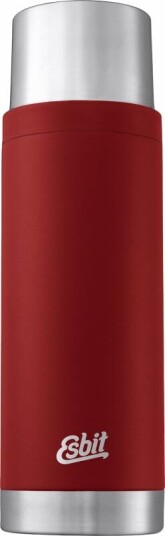 Esbit SCULPTOR Stainless Steel Vacuum Flask 1000 ml 1 L, Burgundy