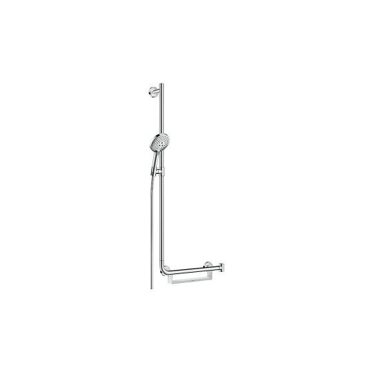 Hansgrohe Raindance Select S 120/Unica 1100 mm, med hylle, Krom