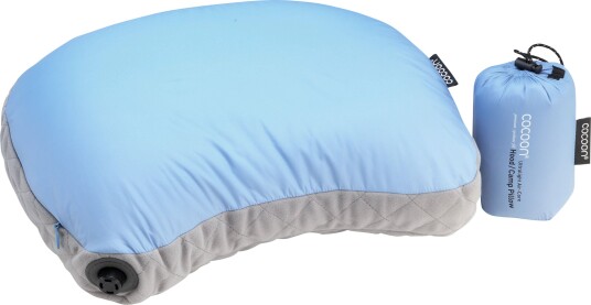 Cocoon Air-Core Hood/Camp Pillow Light Blue/Grey OneSize, Light-Blue/Grey