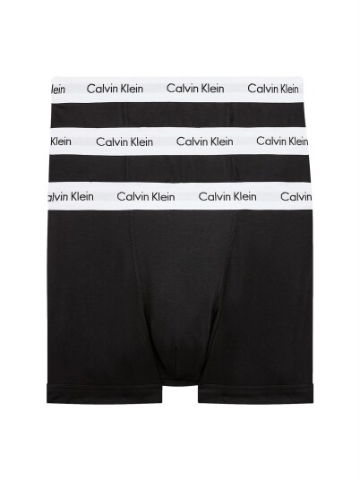 Calvin Klein Underwear Trunk 3pk Boxershorts Sort male L