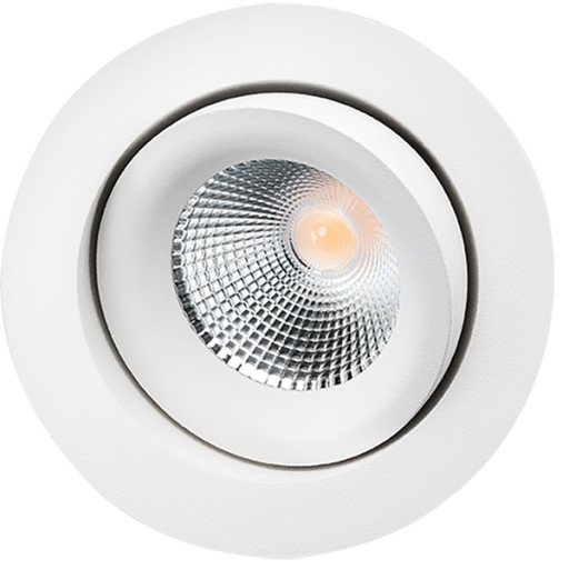 SG Junistar Lux Isosafe innbyggingspott 7W LED 3000K, hvit