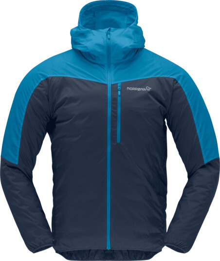 Norrøna Men's Falketind Aero60 Hood L, Hawaiian Surf/Indigo Night