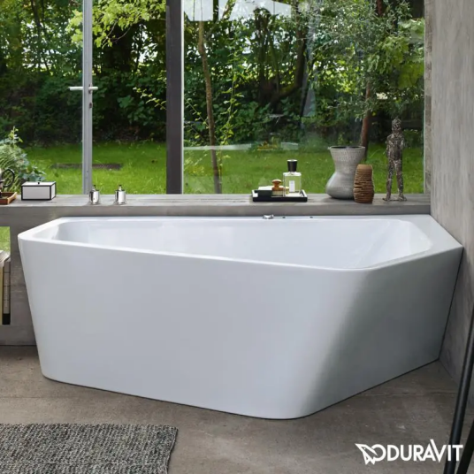 Duravit Paiova 5 Badekar med panel 1770x1300 mm, Høyre hjørne