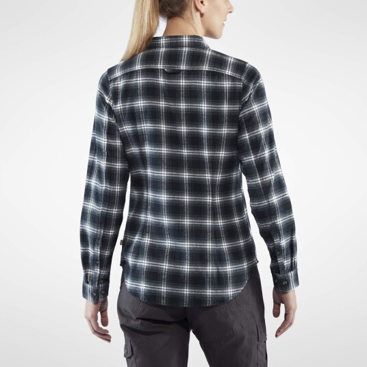 Fjellreven OVIK FLANNEL SHIRT W  CHALK WHITE-DUNE BEIGE