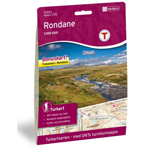 Nordeca Rondane 1:100 000 Turkart