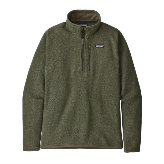 Patagonia M Better Sweater 1/4 Zip Genser- Grønn  male L