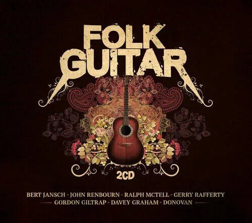 MediaTronixs Various Artists : Folk Guitar CD 2 discs (2018) Pre-Owned