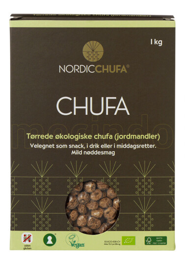 Nordicchufa Chufa Nøtter, Hele, 1 Kg