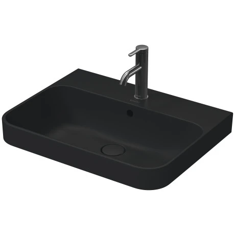 Duravit Happy D.2 Plus servant, 60x46cm, matt antrasitt