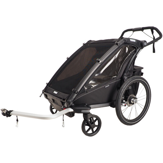 Thule Chariot Sport 2 biketrailer w/strollerkit, sykkelvogn STD MINDBLACK