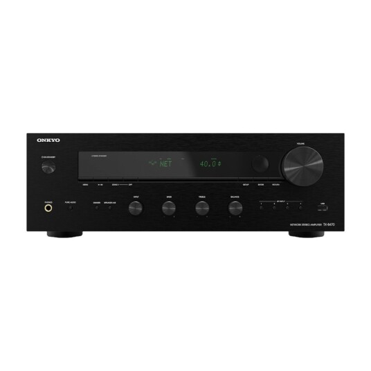 Onkyo TX-8470 Stereo receiver 2 kanaler. 8K. WiFi - Sort