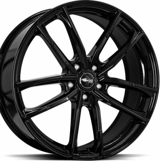 Brock B38 Shiny Black 8x18 5x114.3 ET49 B72.6